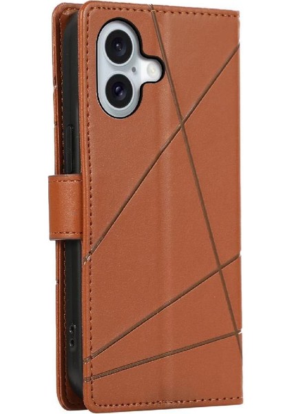 IPhone 16 Için Flip Case Kickstand Üç Kart Yuvaları Darbeye Şok (Yurt Dışından) fırsatları