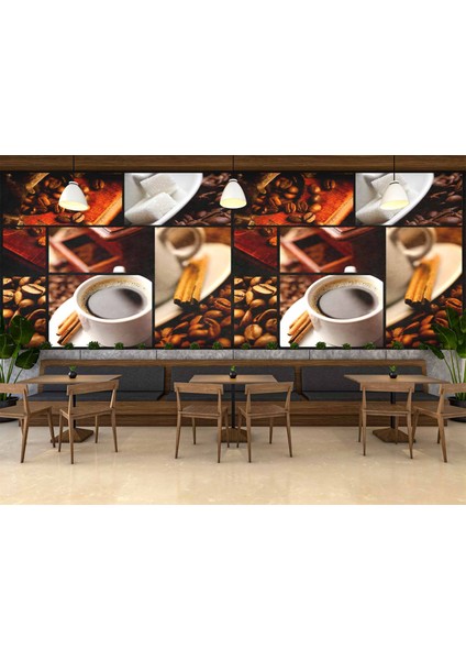 Kahve Kolajlı Cafe modelleri