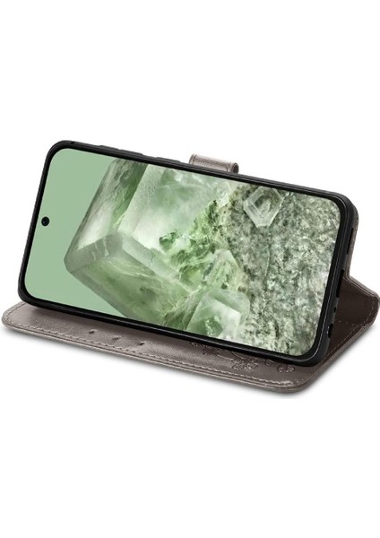 Google Piksel 8A Flip Kapak Için Flip Case Dört Yapraklı Yonca Deri Kılıf (Yurt Dışından) fiyatları