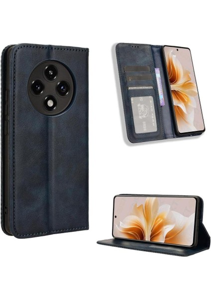 Oppo A3 Pro 5g Cüzdan Manyetik Kapatma Pu Deri Için Kılıf (Yurt Dışından)