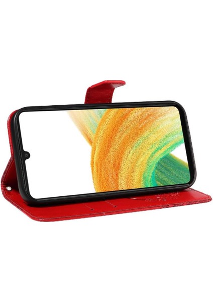 Samsung Galaxy A33 5g Için Flip Case Kredi Kartı ile Ayrılabilir El Kayışı (Yurt Dışından) indirimleri