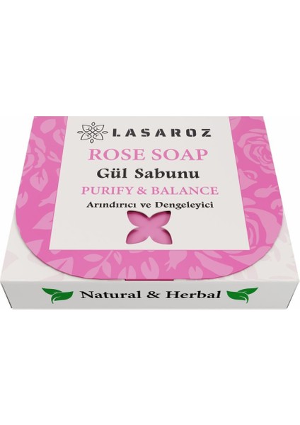 Gül Sabunu Doğal Bitkisel Arındırıcı Dengeleyici Sabun 100 gr fırsatları