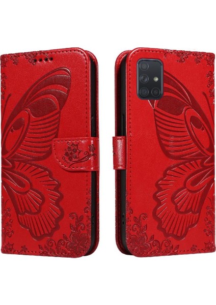 Samsung Galaxy A71 5g Yüksek Kalite Deri Kredi Kartı ile Flip Case (Yurt Dışından)