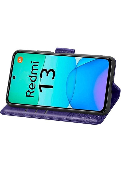 Xiaomi Redmi Için Flip Case 13 4g Kapak Çevirin Zarif Desen Darbeye (Yurt Dışından) fiyatları