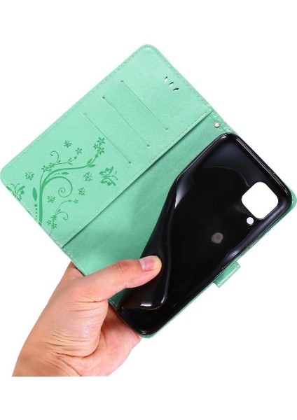 Huawei P40 Lite Bilek Kayışı Için Filp Durumda Kart Tutucu Manyetik Kapatma Pu (Yurt Dışından) indirimleri