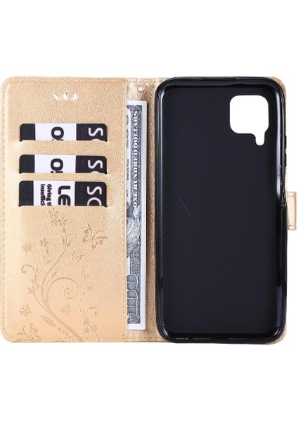 Huawei P40 Lite Bilek Kayışı Için Filp Durumda Kart Tutucu Manyetik Kapatma Pu (Yurt Dışından) modelleri