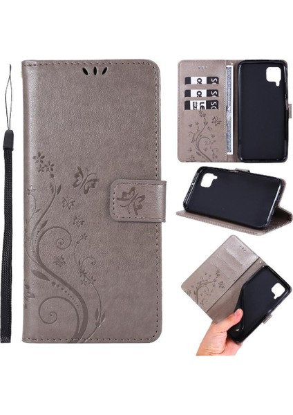 Huawei P40 Lite Bilek Kayışı Için Filp Durumda Kart Tutucu Manyetik Kapatma Pu (Yurt Dışından)