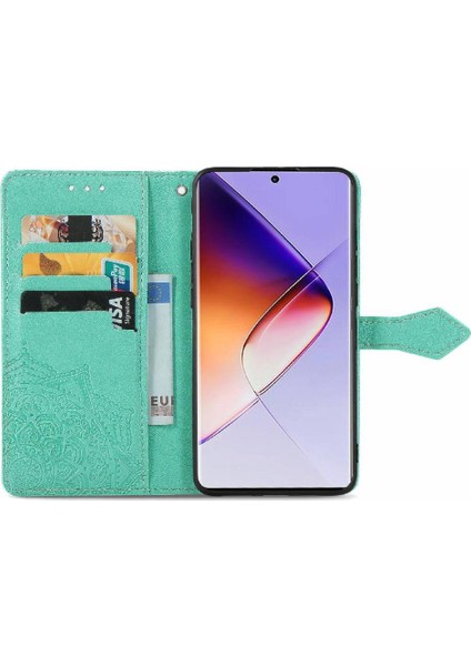 Infinix Not 40 Pro 4g Zarif Desen Basit Iş Için Flip Case (Yurt Dışından)