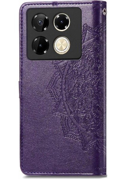 Infinix Not 40 Pro 4g Zarif Desen Basit Iş Için Flip Case (Yurt Dışından)