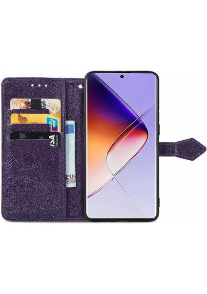 Infinix Not 40 Pro 4g Zarif Desen Basit Iş Için Flip Case (Yurt Dışından)
