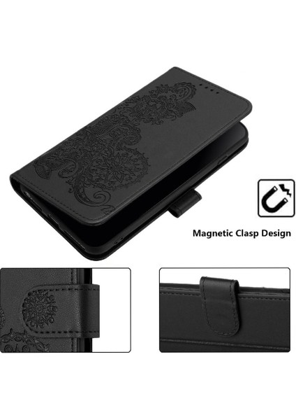 IPhone 16 Için Flip Case Artı Kickstand Koruyucu Flip Folio Kitap Pu ile (Yurt Dışından)