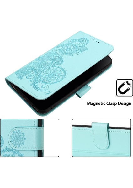 IPhone 16 Için Flip Case Artı Kickstand Koruyucu Flip Folio Kitap Pu ile (Yurt Dışından)