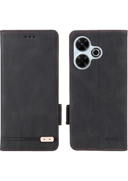 Xiaomi Redmi Için Flip Case 13 4g Kapak Toka ile Kickstand Kart Tutucu (Yurt Dışından) modelleri