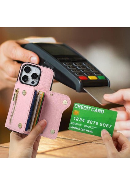 IPhone 11 Için Kılıf Pro Kart Yuvaları Mini Sırt Çantası Uzun Kayış Hafif (Yurt Dışından)