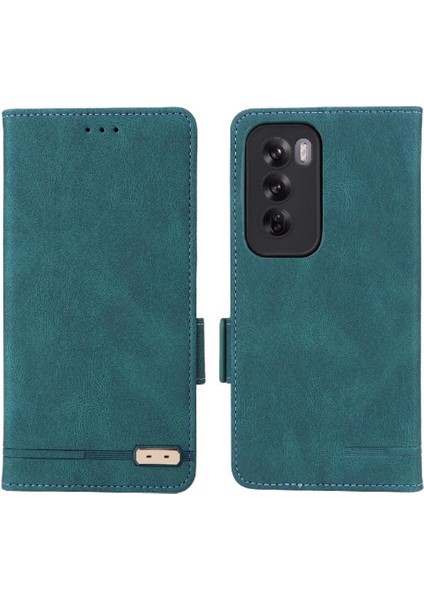 Oppo Oppo 12 5g Manyetik Cüzdan Kickstand Kart Tutucu ile Flip Case (Yurt Dışından)