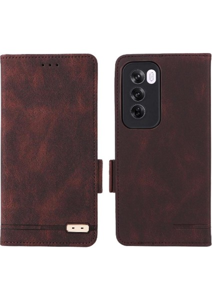 Toka Kapak Manyetik ile Oppo Oppo 12 Pro 5g Kickstand Için Flip Case (Yurt Dışından)