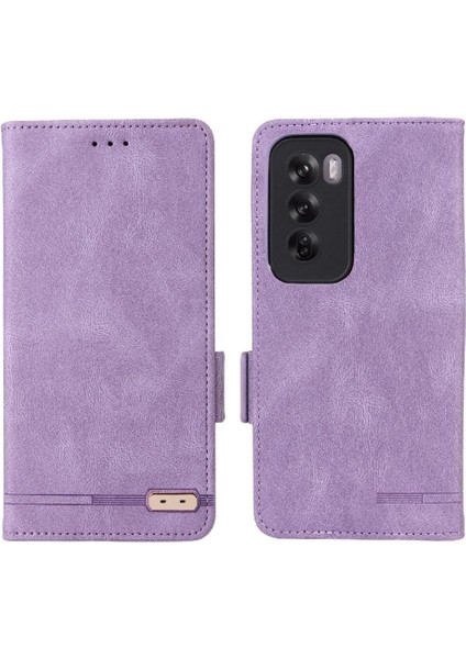 Oppo Oppo 12 5g Manyetik Cüzdan Kickstand Kart Tutucu ile Flip Case (Yurt Dışından)