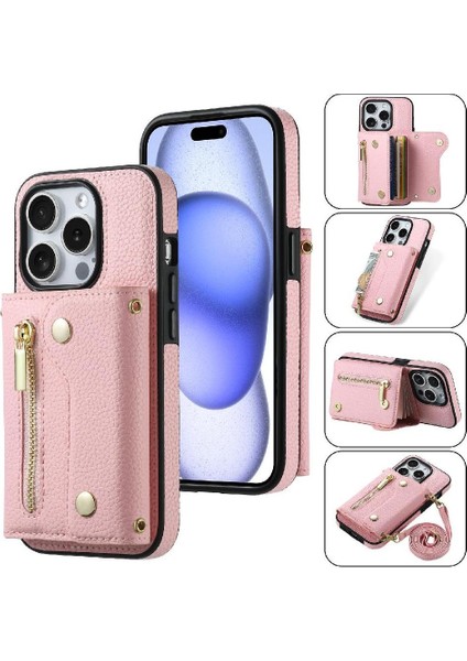 IPhone 11 Için Kılıf Pro Kart Yuvaları Mini Sırt Çantası Uzun Kayış Hafif (Yurt Dışından)