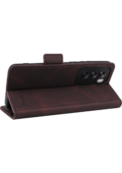 Oppo Oppo 12 5g Manyetik Cüzdan Kickstand Kart Tutucu ile Flip Case (Yurt Dışından) modelleri