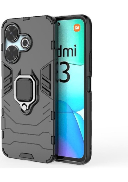 Oppo A60 4g 360&DEG; Döner Halka Için Kılıf Kickstand Darbeye Kapak Askeri (Yurt Dışından) modelleri