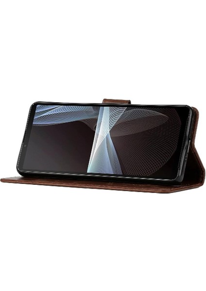 Sony Xperia 10 V Için Filp Durumda Kart Tutucu Kickstand Pu Deri Manyetik (Yurt Dışından)