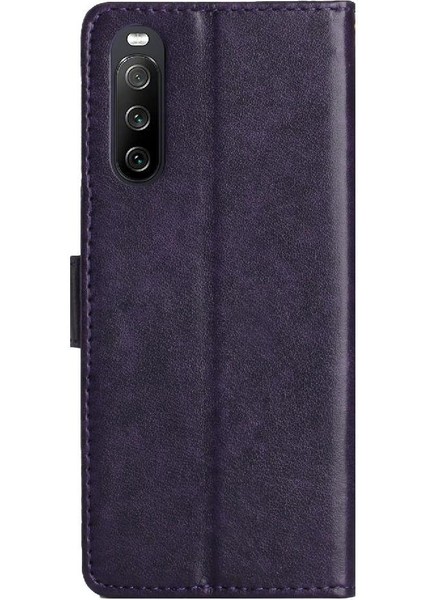 Sony Xperia 10 V Için Filp Durumda Kart Tutucu Kickstand Pu Deri Manyetik (Yurt Dışından)