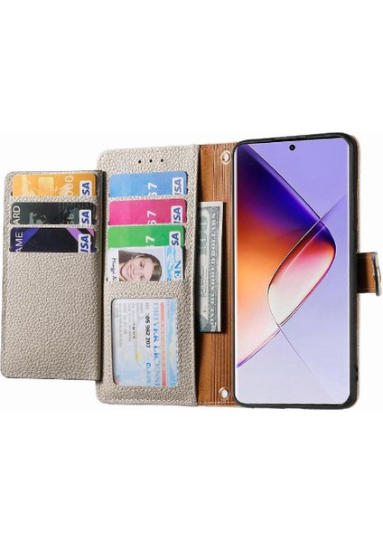 Infinix Not Için Flip Case 40 Pro 4g Darbeye Cüzdan Aşk Deri Kılıf (Yurt Dışından)