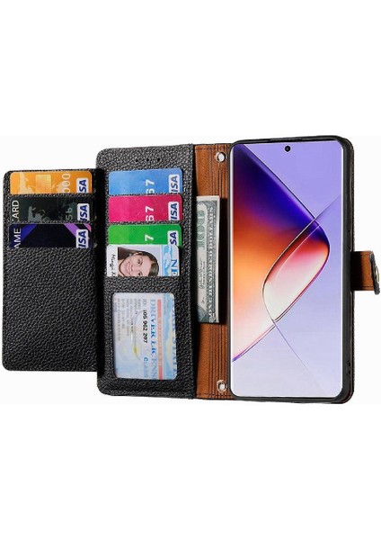 Infinix Not Için Flip Case 40 Pro 4g Darbeye Cüzdan Aşk Deri Kılıf (Yurt Dışından)