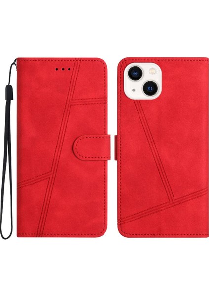IPhone 15 Için Flip Case Artı Kart Yuvaları Tutucu Manyetik Tam Koruma Pu (Yurt Dışından)