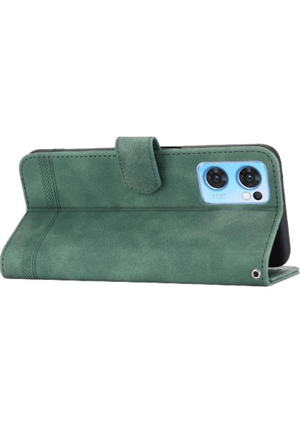 Oppo Oppo 7 5g Manyetik Kapatma Premium Bileklik Nakit Kartı Için Flip Case (Yurt Dışından)