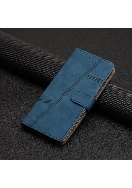 IPhone 14 Için Flip Case Artı Bilek Kayışı Kart Yuvaları Tutucu Manyetik Kapak (Yurt Dışından)