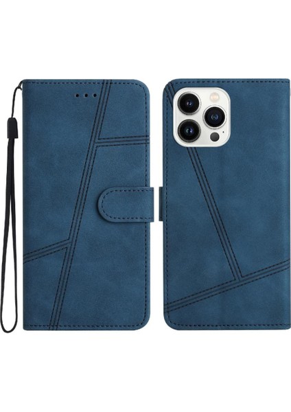 IPhone 12 Için Flip Case Pro Cüzdan Pu Deri Flip Folio Tam Koruma (Yurt Dışından)