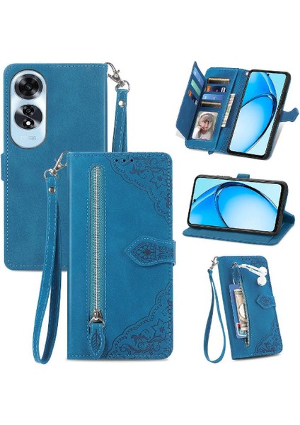 Oppo A60 4g Flip Fermuar Tarzı Iş Cüzdan Çoklu Kart Için Flip Case (Yurt Dışından)