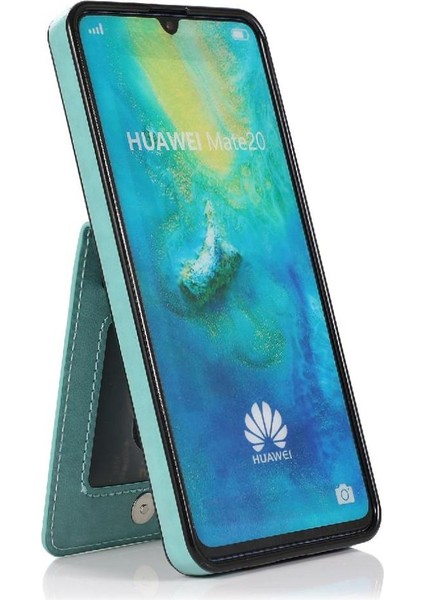 Kredi Manyetik Toka Kickstand ile Huawei Mate 20 Pro ile Uyumlu (Yurt Dışından)