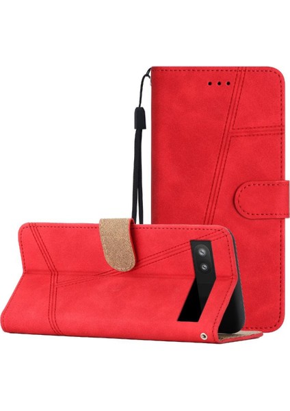 Mays Boutique Google Piksel 7A Flip Folio Cüzdan Pu Deri Tam Koruma Için Flip Case (Yurt Dışından)