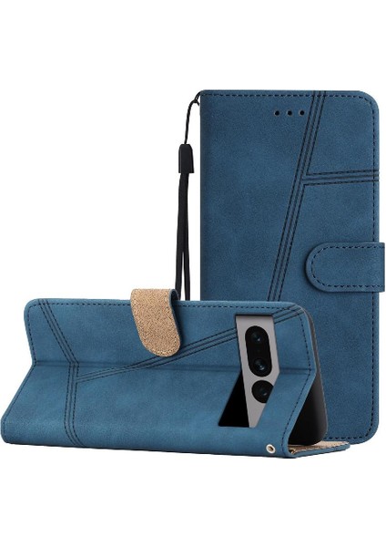 Google Piksel 7 Pro Için Flip Case Tam Koruma Cüzdan Pu Deri Kart (Yurt Dışından)