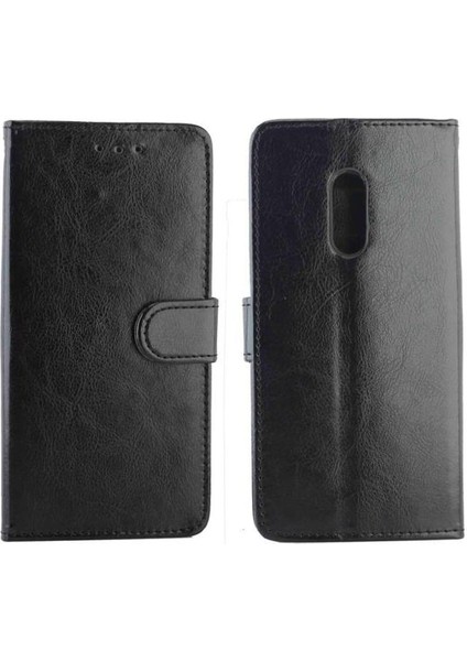 Realme x Kickstand Kart Tutucu Pu Deri Darbeye Dayanıklı Için Flip Case (Yurt Dışından)