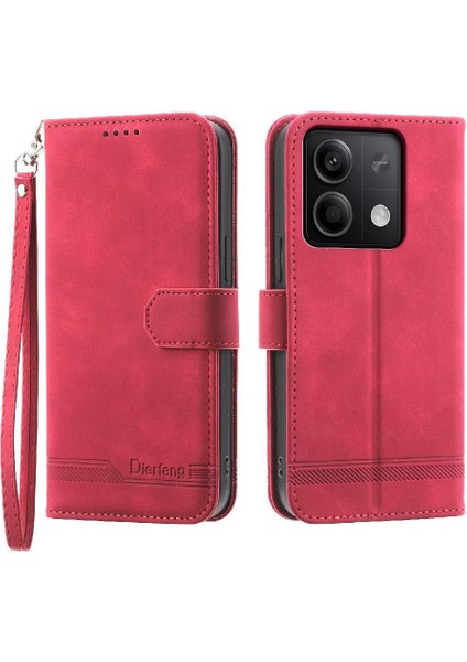 Xiaomi Redmi Not 13 Için Flip Case 5g Kart Yuvaları Premium Bileklik Nakit (Yurt Dışından)