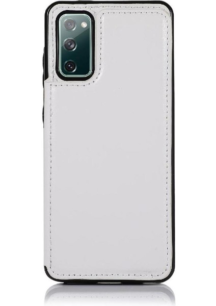 Kart Tutucu Çift Manyetik Pu ile Samsung Galaxy S20 Fe Için Cüzdan Kılıf (Yurt Dışından) fiyatları