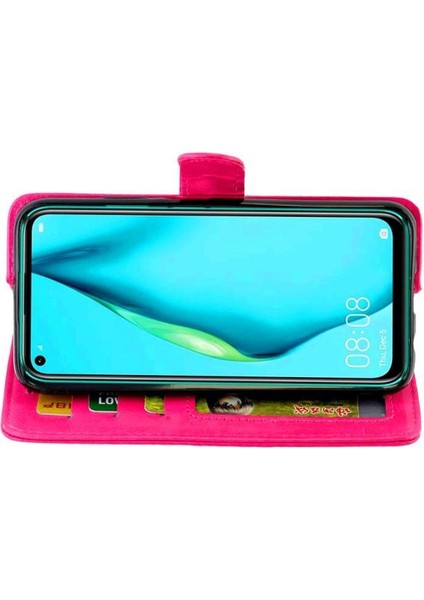 Huawei P40 Lite Pu Deri Manyetik Kapatma Kickstand Kart Için Flip Case (Yurt Dışından) fırsatları