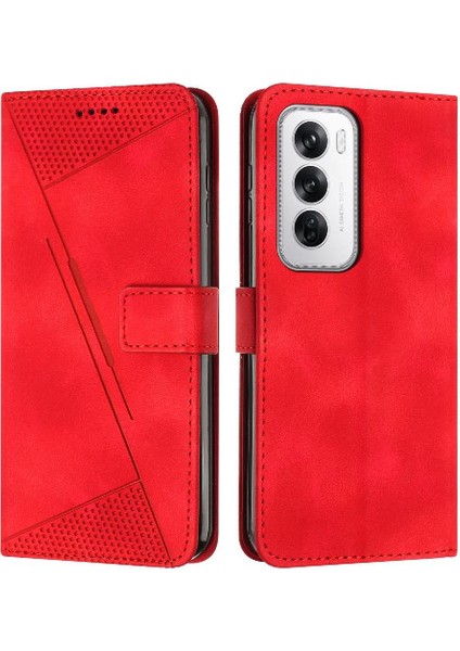Oppo Oppo 12 5g Kart Ekleme Kickstand Pu Deri Cüzdan Için Flip Case (Yurt Dışından)