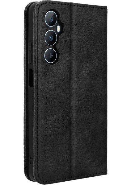 Realme C65 4g Manyetik Kapatma Pu Deri Cüzdan Için Kılıf (Yurt Dışından) indirimleri