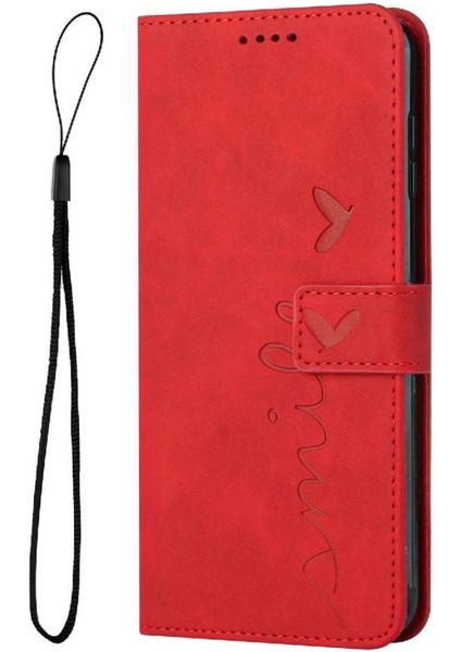 Oppo Oppo 12 5g Için Flip Case Kickstand Aşk Cüzdan Pu Deri Yan Kart (Yurt Dışından)