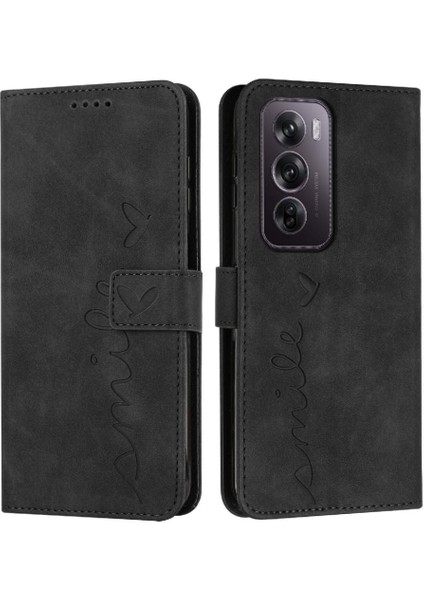 Oppo Oppo 12 Pro 5g Için Flip Case Pu Deri Aşk Cüzdan Kickstand Yan (Yurt Dışından)