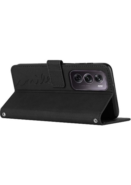 Oppo Oppo 12 Pro 5g Için Flip Case Pu Deri Aşk Cüzdan Kickstand Yan (Yurt Dışından) modelleri