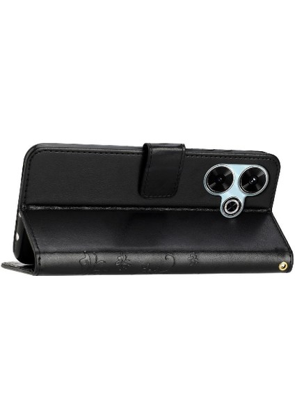 Xiaomi Redmi Için Flip Case 13 4g Bilek Kayışı Kickstand Kart Tutucu Kapatma (Yurt Dışından) fırsatları