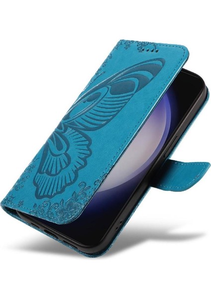Samsung Galaxy S24 Artı Yüksek Kaliteli Deri ile Kabartmalı Flip Case (Yurt Dışından) modelleri