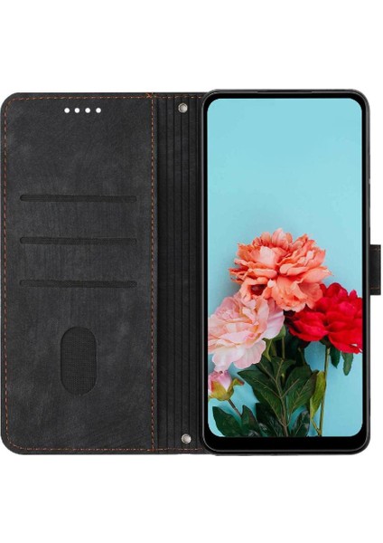 Realme C63 Kart Ekleme Pu Deri Cüzdan Kickstand Için Flip Case (Yurt Dışından)