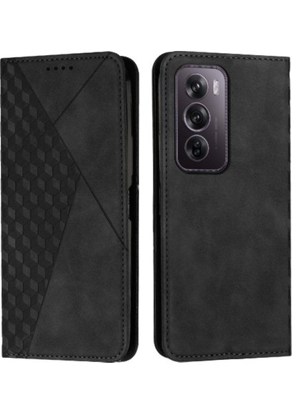 Oppo Oppo 12 Pro 5g Kart Ekleme Pu Deri Kickstand Için Flip Case (Yurt Dışından)