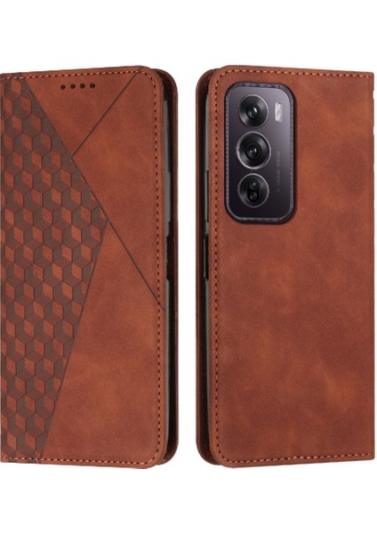 Oppo Oppo 12 Pro 5g Kart Ekleme Pu Deri Kickstand Için Flip Case (Yurt Dışından)